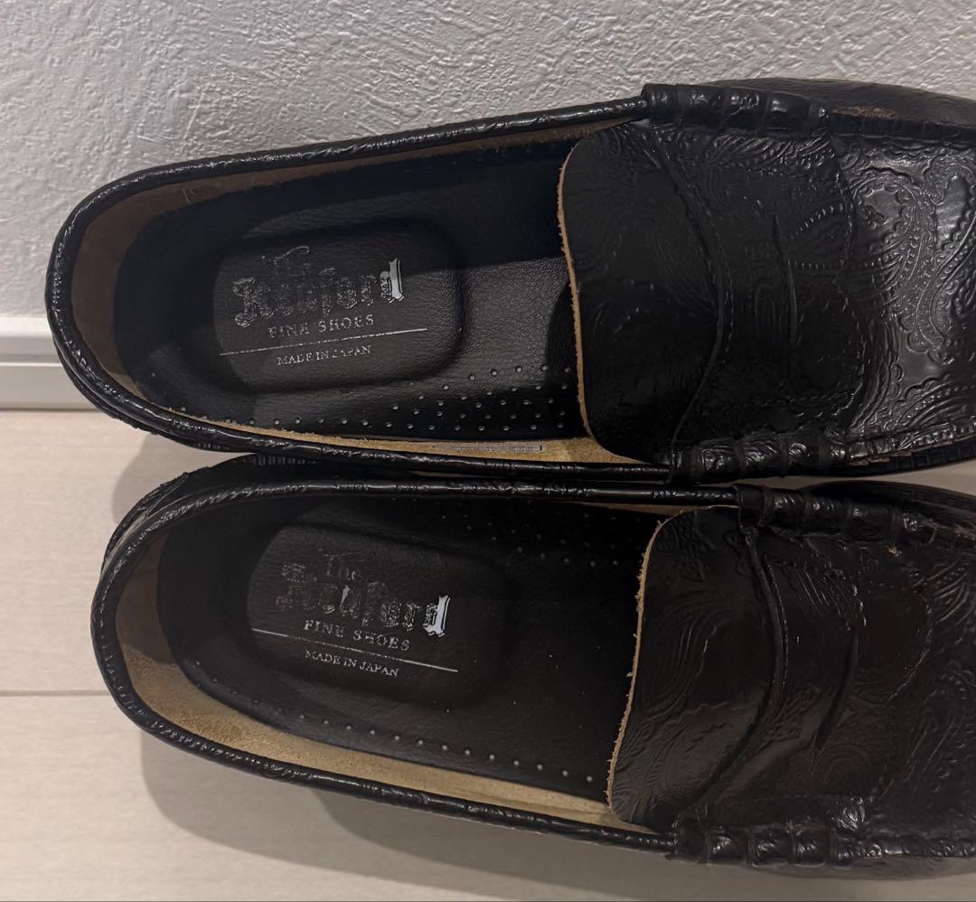 KENFORD　ローファー　ペイズリー柄　ケンフォード