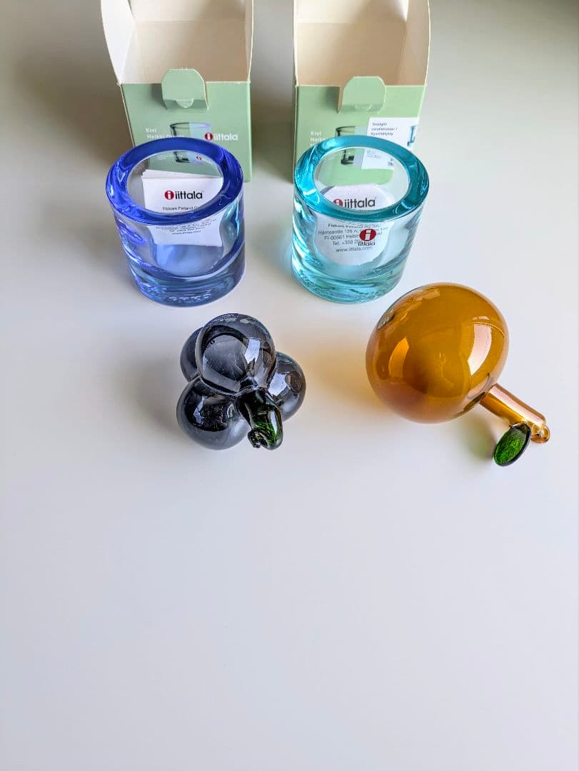 イッタラ　キビ　ミニフルーツ＆ベジタブル　オーナメント　グレープ　アップル