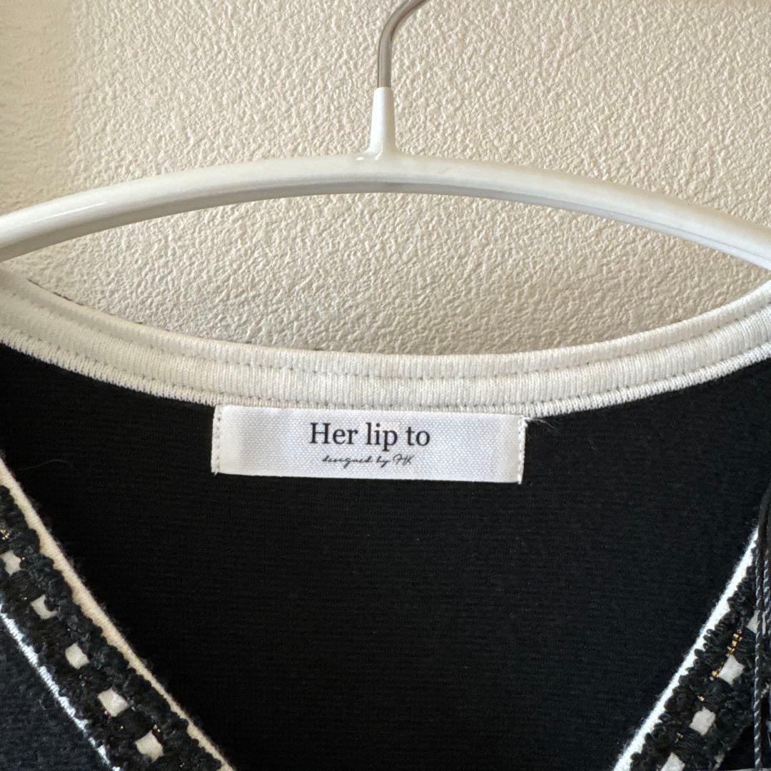 新品タグ付き Sサイズherliptoワンピース