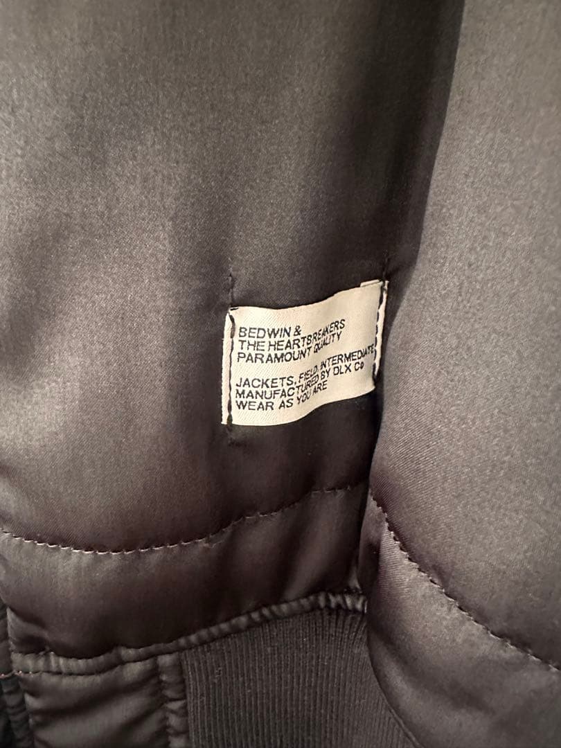 ベドウィンハートブレイカーMA-1 ブラック