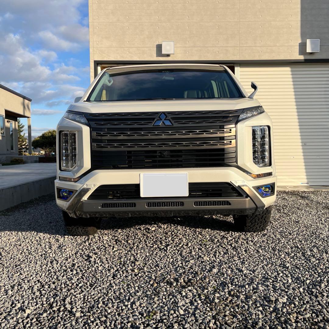 新型デリカD:5 後期 フロントグリルM'z SPEED バンパーガードセット