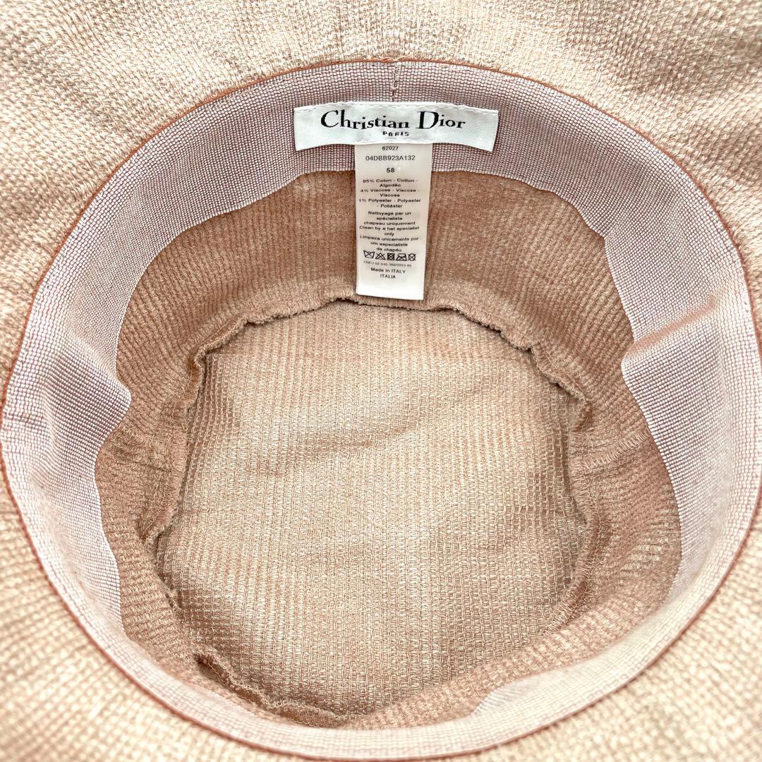Christian Dior バケットハット　コットン　レディース　58