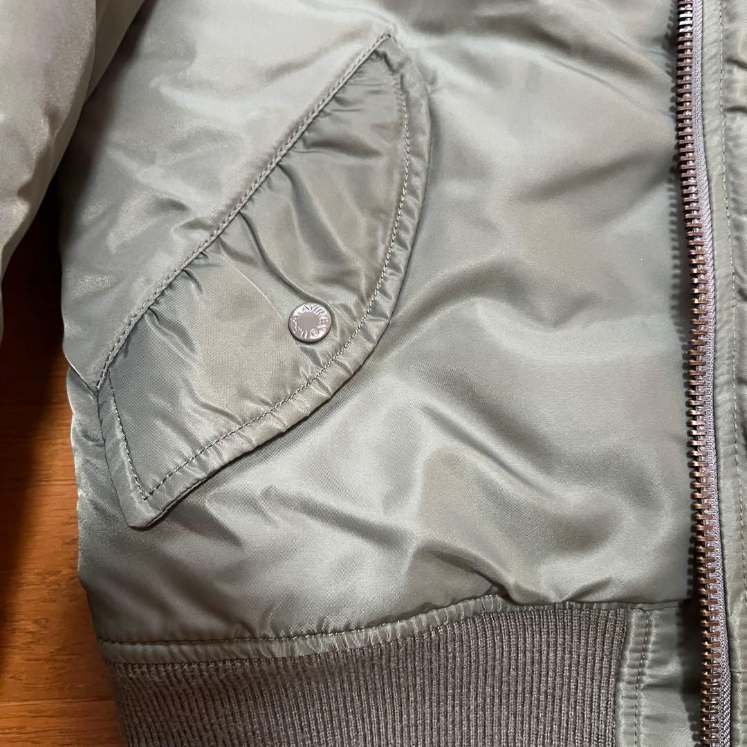 AVIREX MA-1 フライトジャケット アーチロゴ　リバーシブル