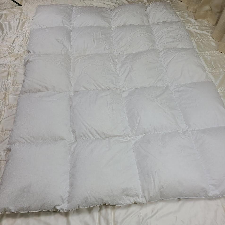 ふわもこ♡ヨーロッパ産ホワイトグースダウン95% 高級羽毛布団