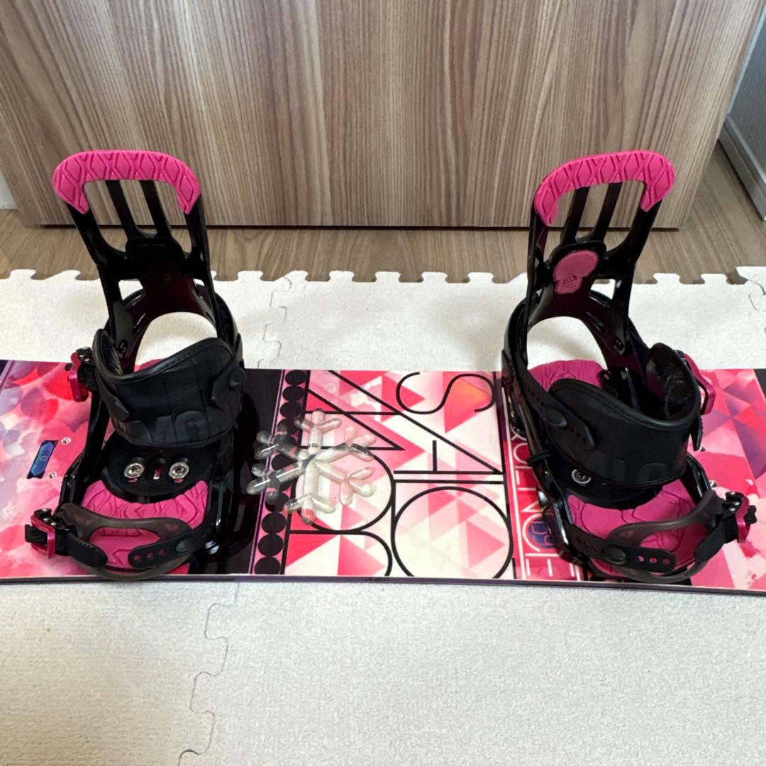 SALOMON スノーボード ビンディング ブーツ ケース 4点セット ピンク