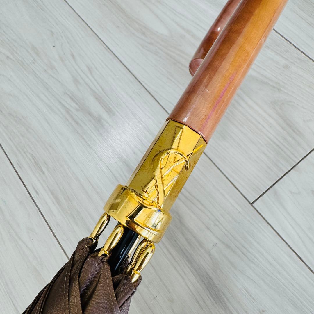 新品未使用 日本製 Yves Saint Laurent 長傘 サンローラン