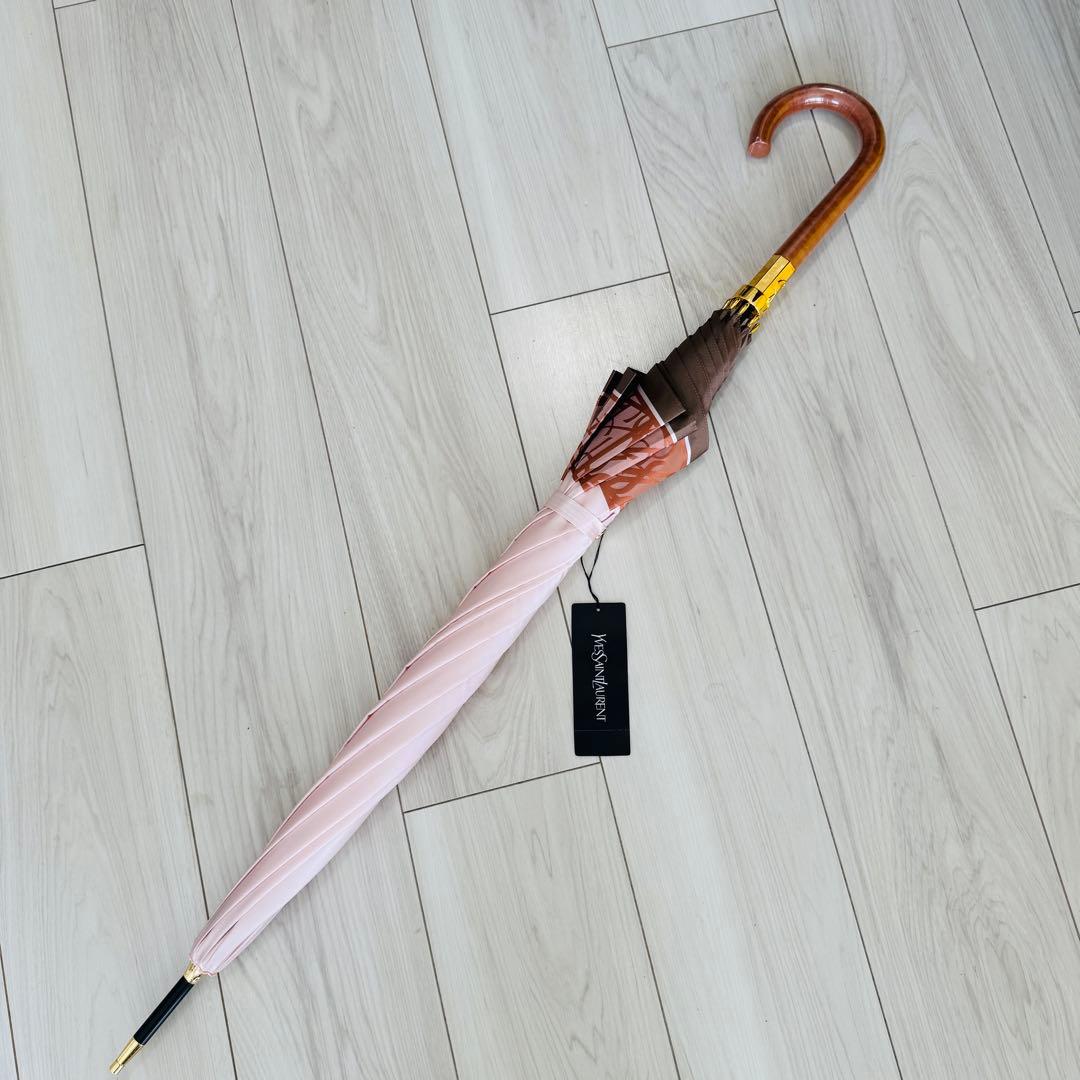 新品未使用 日本製 Yves Saint Laurent 長傘 サンローラン