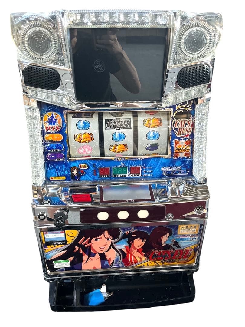 【パチスロ】オリンピア キャッツアイ　コレクション奪還作戦　実機 メダル機