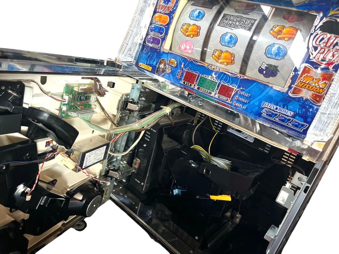 【パチスロ】オリンピア キャッツアイ　コレクション奪還作戦　実機 メダル機