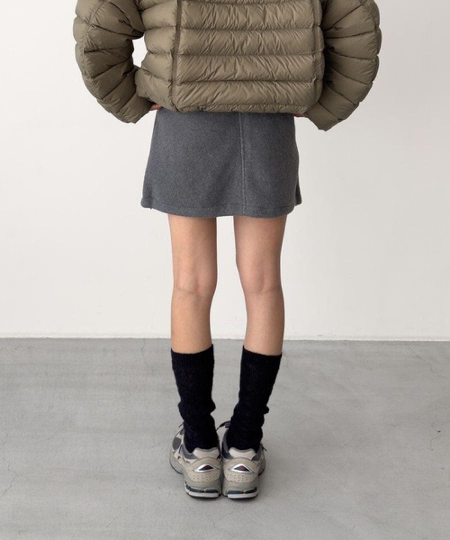 CANAL JEAN☆El marフリースミニスカート/靴下SET 新品✨