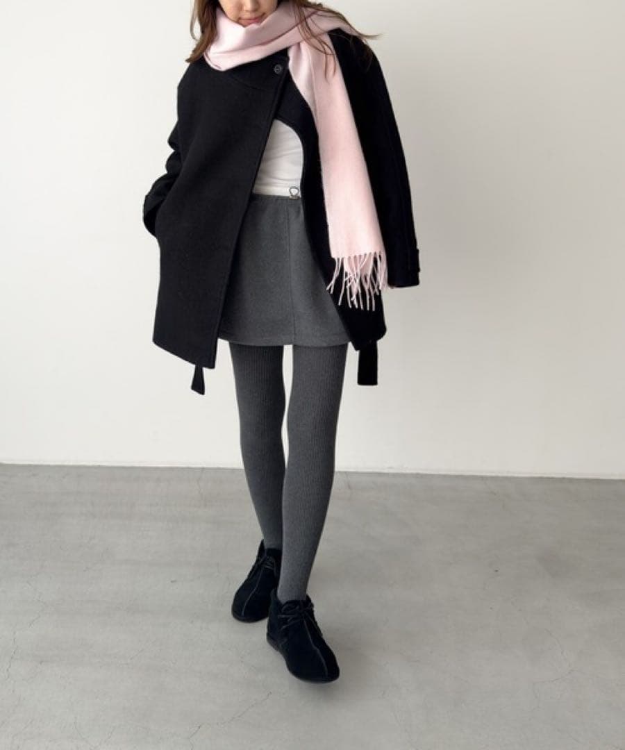 CANAL JEAN☆El marフリースミニスカート/靴下SET 新品✨