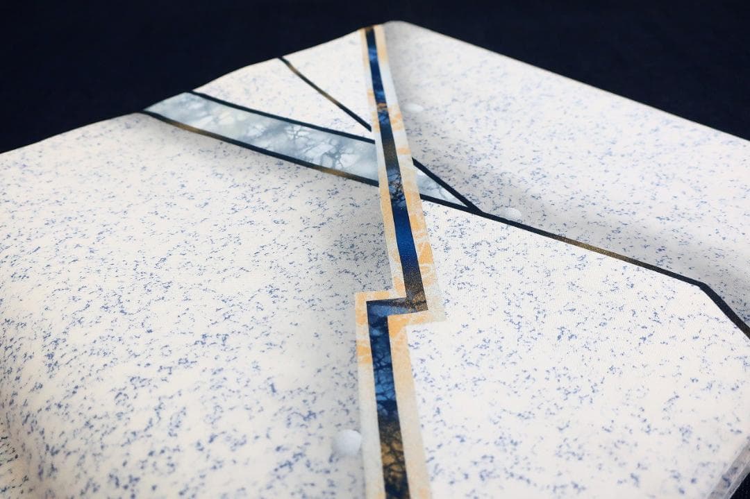 ★専用★未使用品 袋帯 洒落袋帯 白山紬地 抽象文 長さ4m69cm