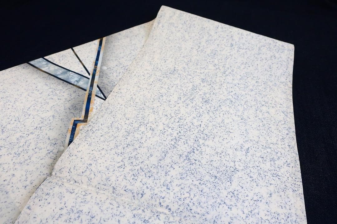 ★専用★未使用品 袋帯 洒落袋帯 白山紬地 抽象文 長さ4m69cm