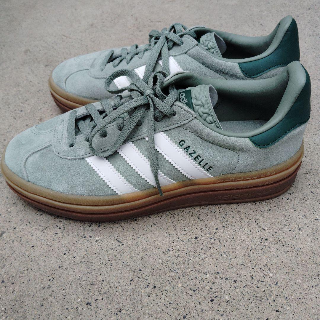 アディダス ガゼル ボールド グリーン