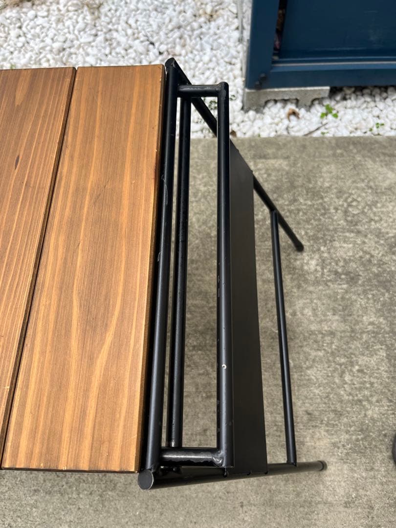 アイアン工房　アイアンテーブル　太板　アウトドアテーブル