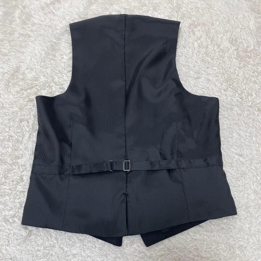 【ザスーツカンパニー】ビジネススーツ スーパー140ウール スリーピース　黒