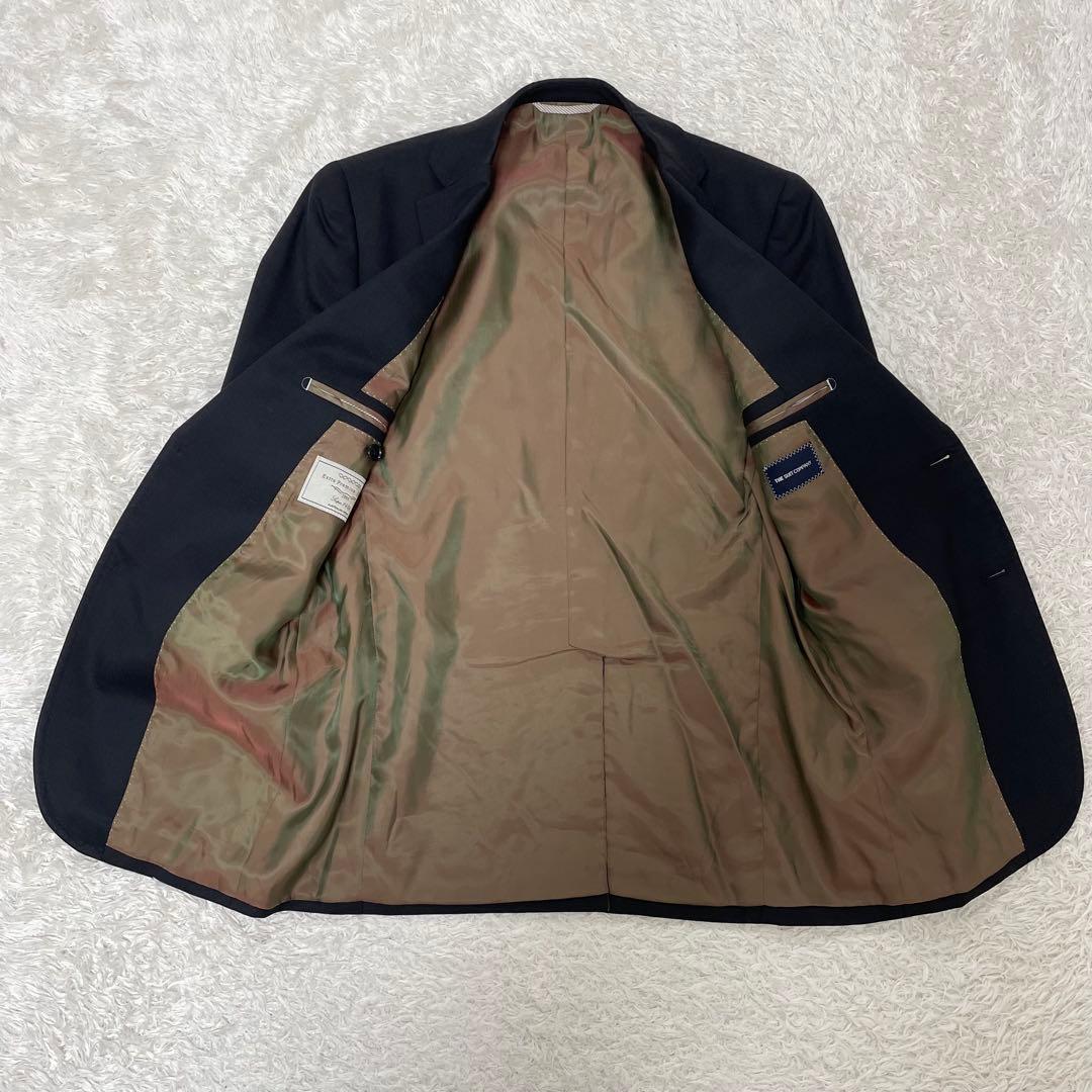 【ザスーツカンパニー】ビジネススーツ スーパー140ウール スリーピース　黒