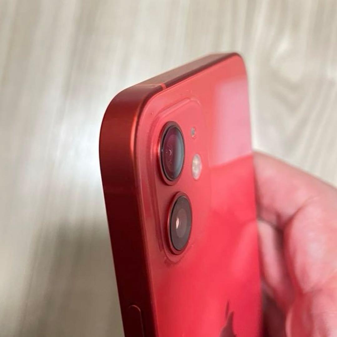 Happy美品❣️iPhone12 red赤　SIM Free フルセット
