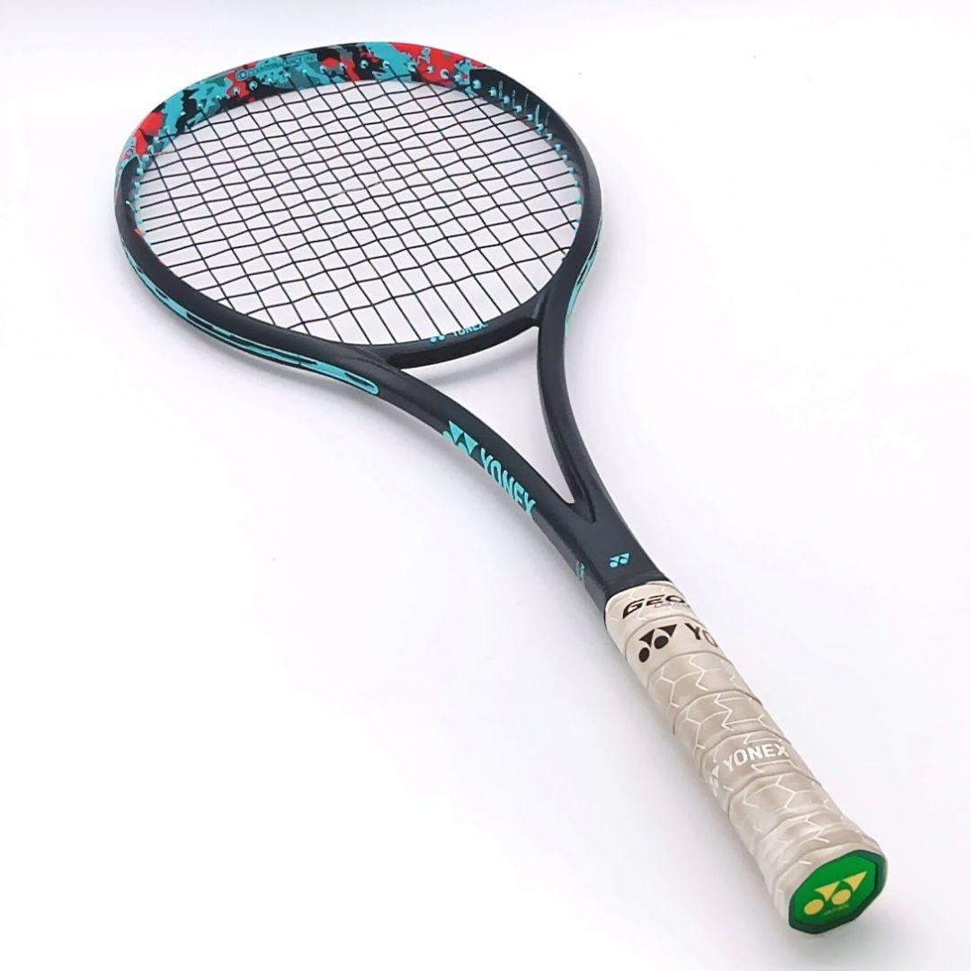 美品 YONEX ジオブレイク70vs 軟式テニスラケット ul1 アクア