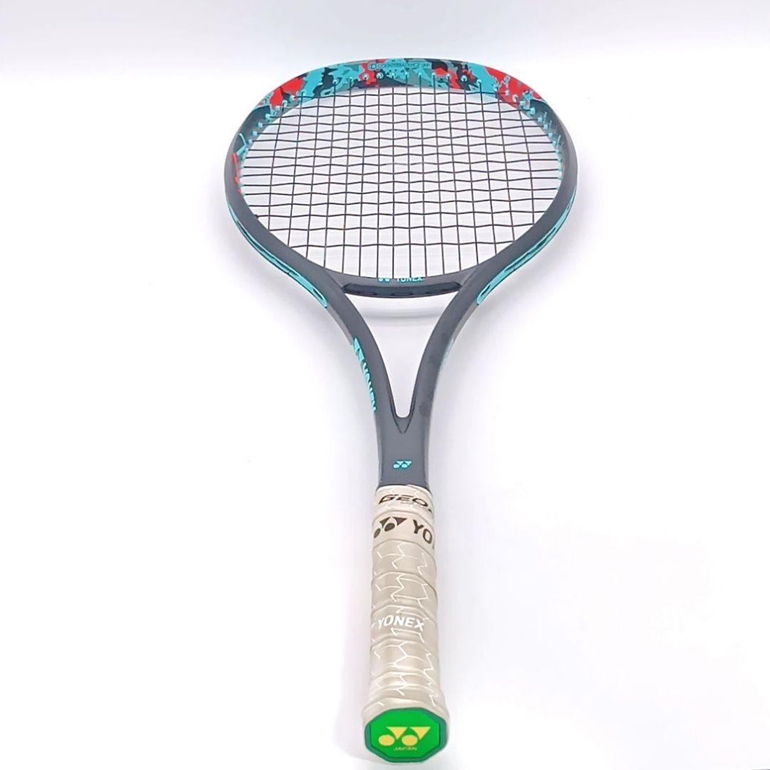 美品 YONEX ジオブレイク70vs 軟式テニスラケット ul1 アクア