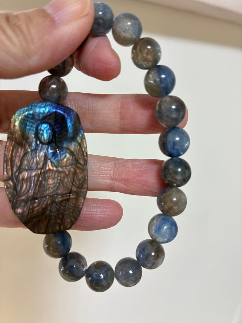 訳あり ハウラウト 亀 クリソコラシリカ ブレスレット