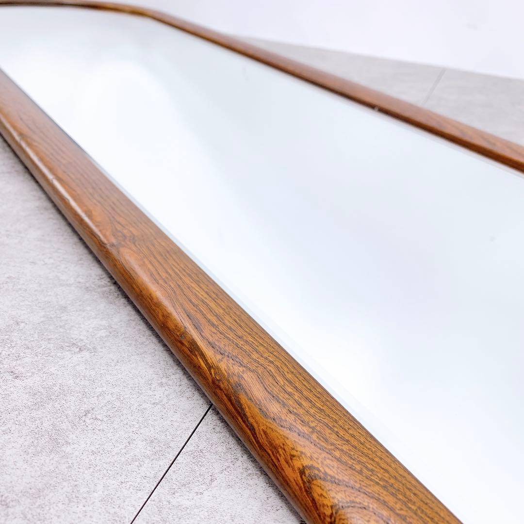 カリモク　 ウォール ミラー 姿見　 木製 壁掛け 鏡