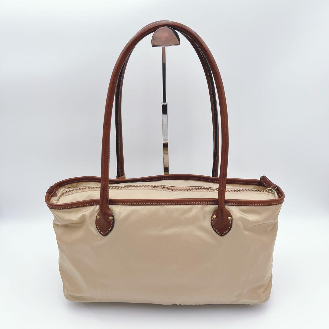 【未使用級】felisi 肩掛け イタリア製 トートバッグ ベージュ