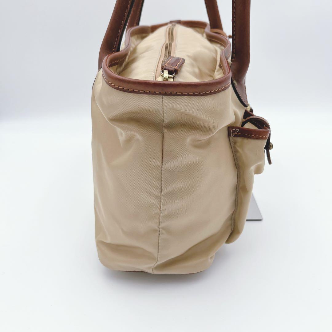 【未使用級】felisi 肩掛け イタリア製 トートバッグ ベージュ