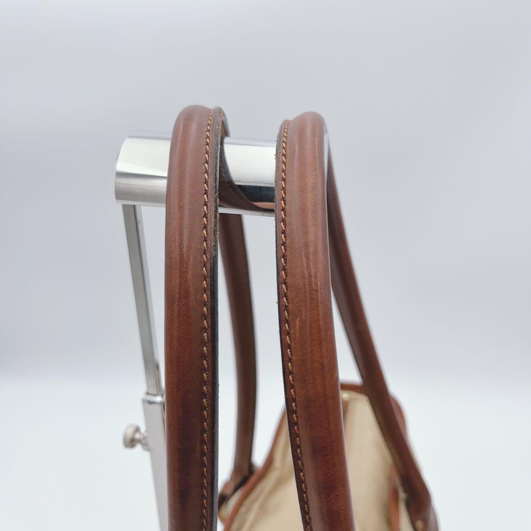 【未使用級】felisi 肩掛け イタリア製 トートバッグ ベージュ