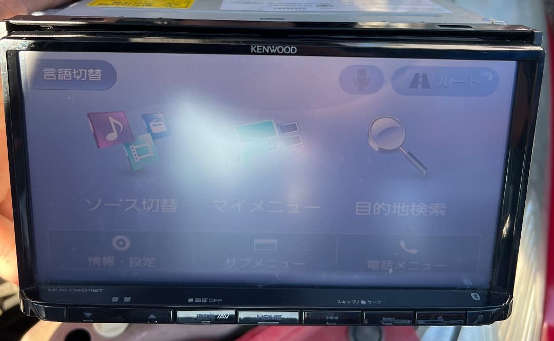 純正ケンウッド MDV-D404BT カーナビゲーションシステム KENWOOD
