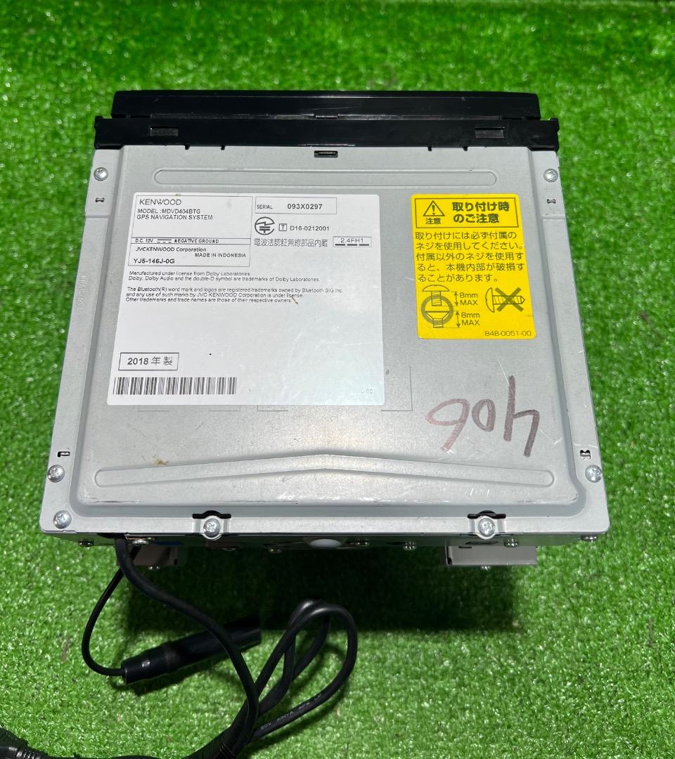 純正ケンウッド MDV-D404BT カーナビゲーションシステム KENWOOD