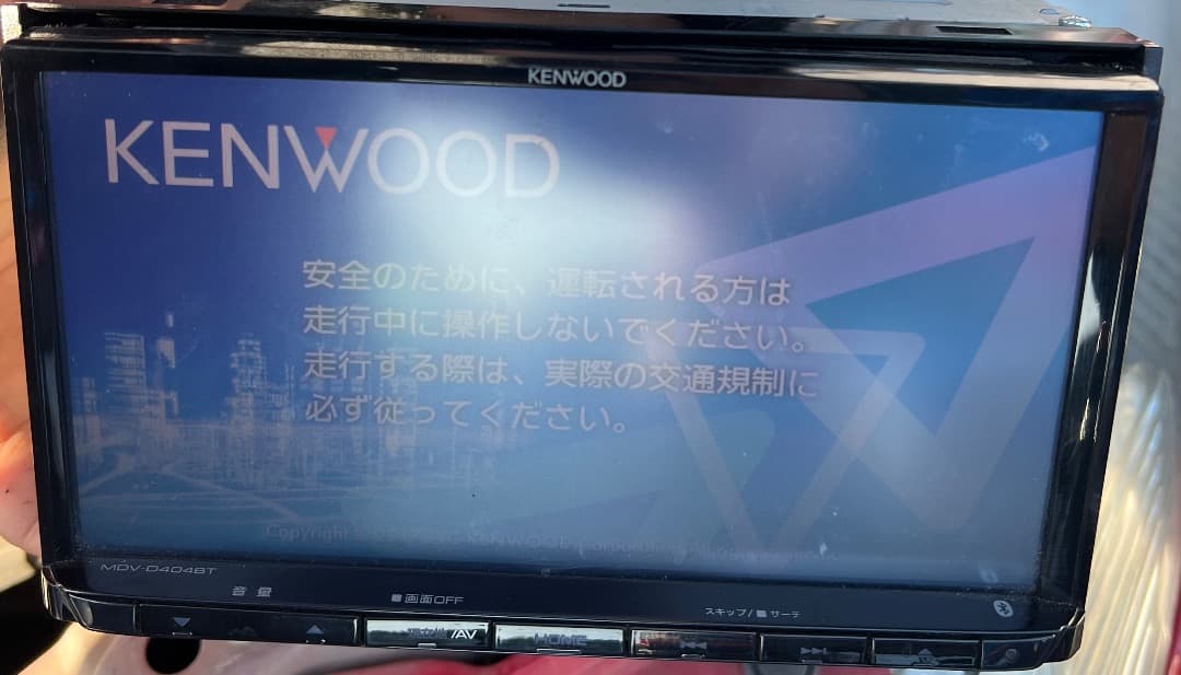 純正ケンウッド MDV-D404BT カーナビゲーションシステム KENWOOD