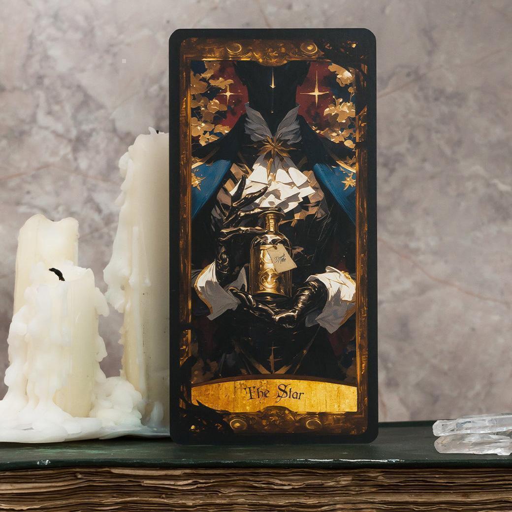 【正規品タロットカード】超美麗✨希少インディーズ✨ダークなアリスの世界のデッキ