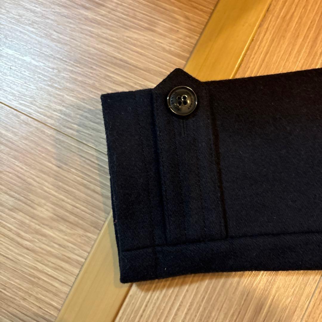 BURBERRY 子供用ネイビーウールコート 6Y