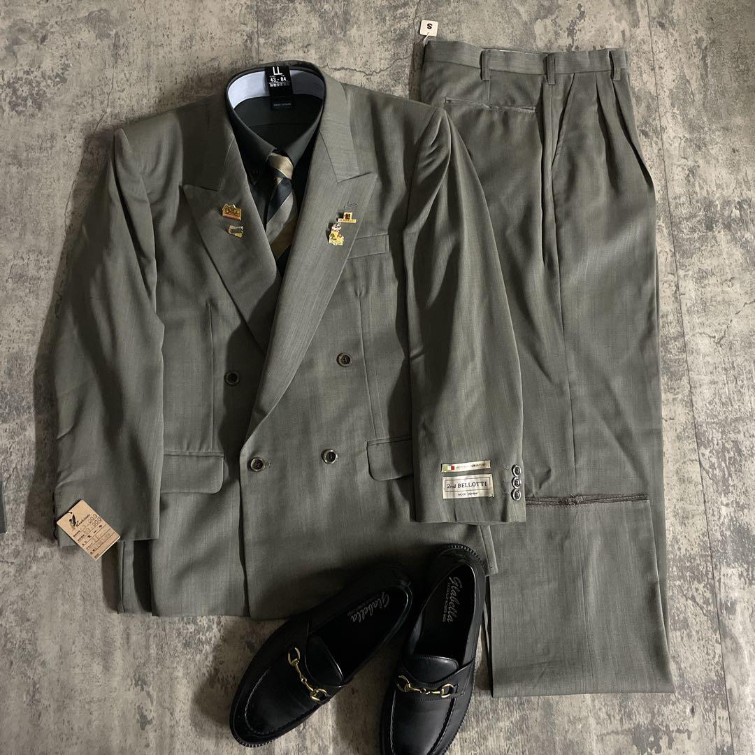 け*ご様 超特価 未使用 高級イタリア製生地 シングルスーツ 高級ブランドネクタ