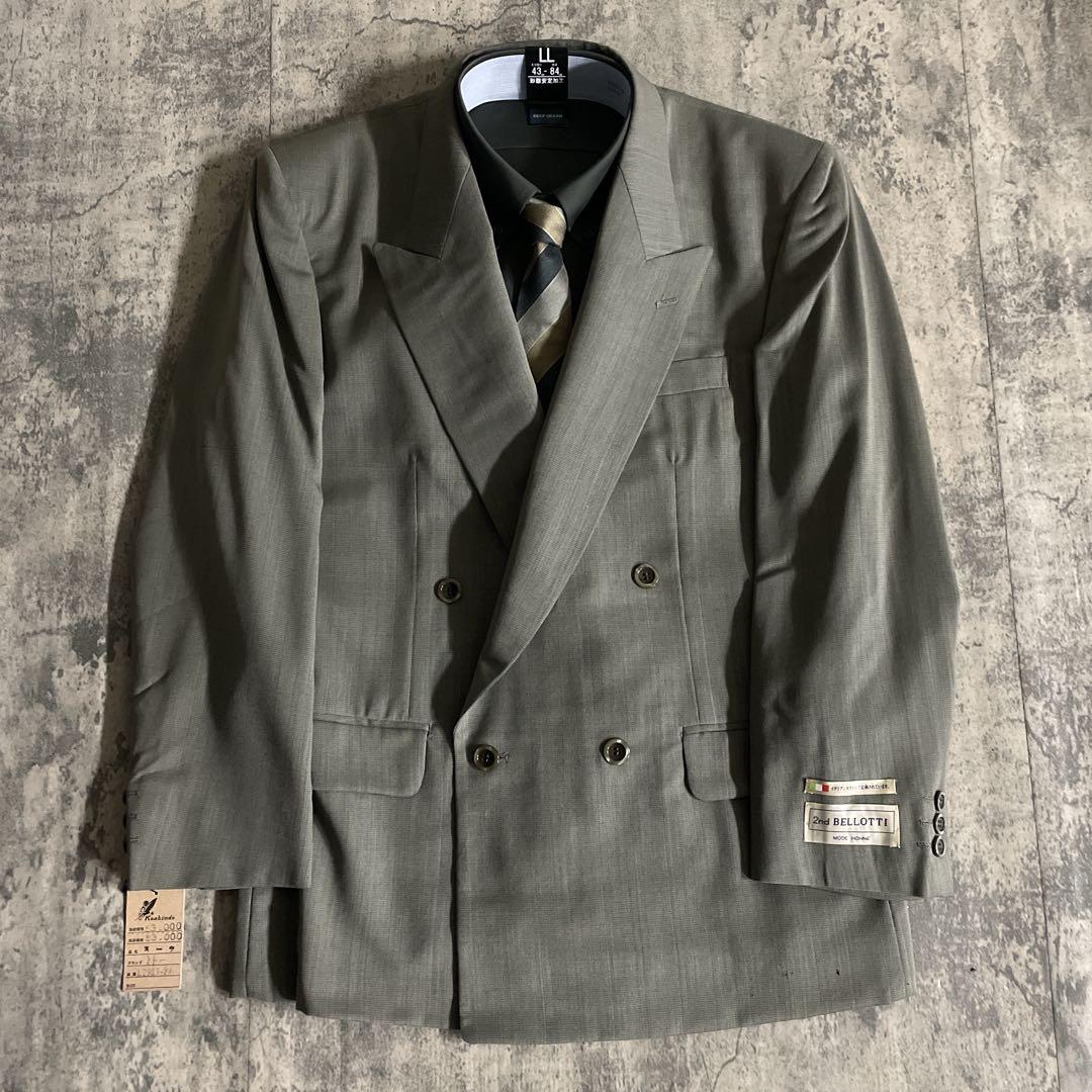け*ご様 超特価 未使用 高級イタリア製生地 シングルスーツ 高級ブランドネクタ
