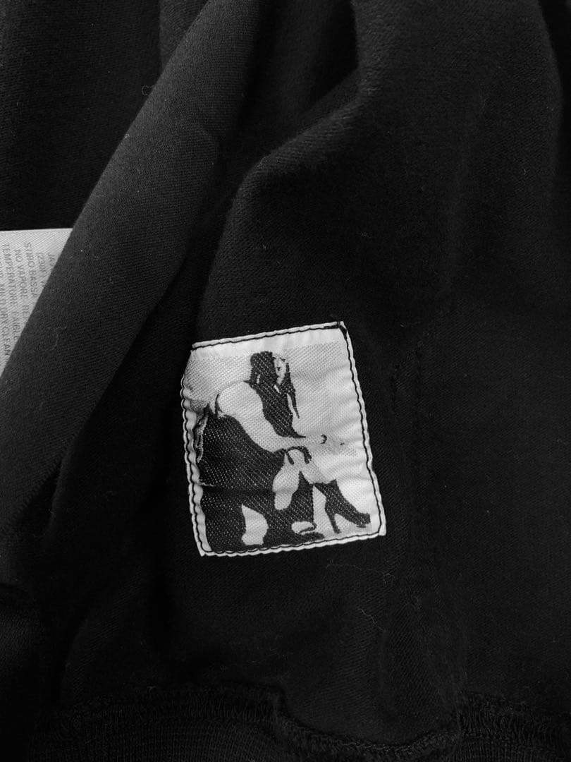 RICK OWENS DRKSHDW クロップド フーディー ジップパーカー 黒