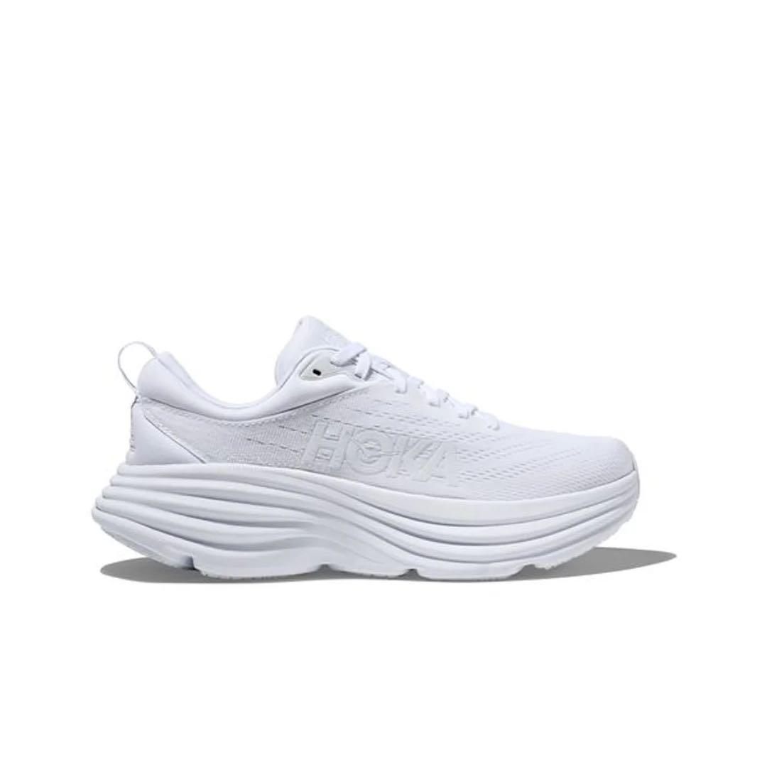 HOKA ホワイト スニーカー 厚底