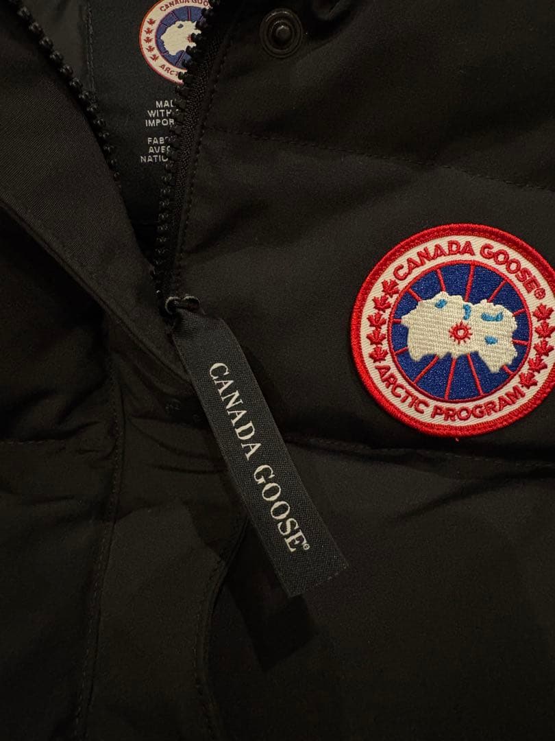 極美品  カナダグース ダウンベスト ブラック レディース