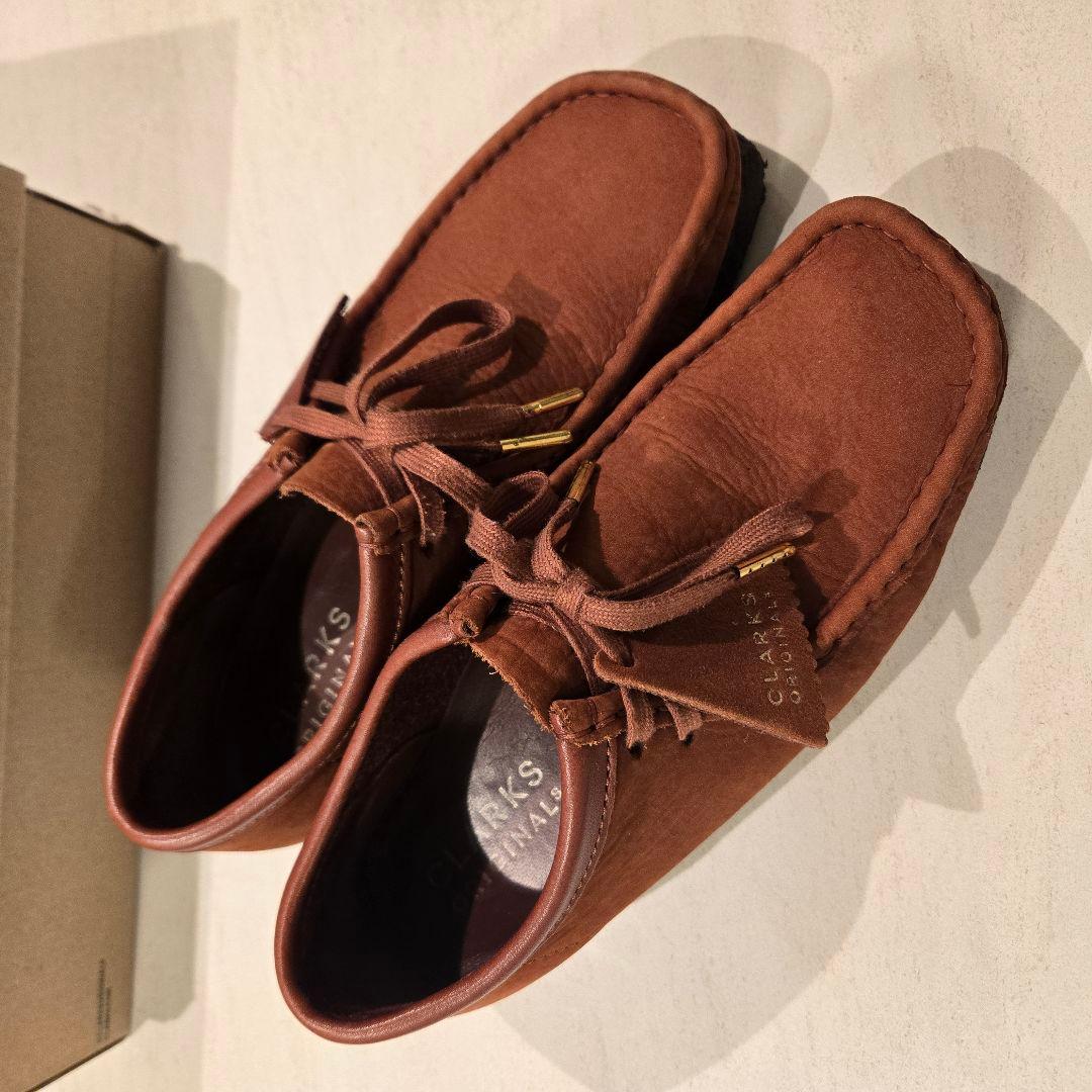 CLARKS Wallabees ブラウン モカシン 6h