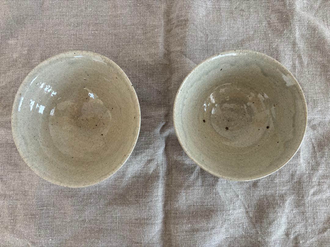 寒川義雄 茶碗 飯碗 2個セット