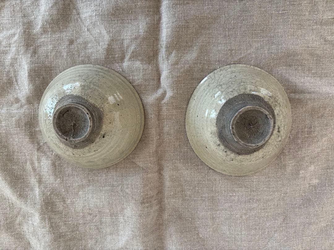 寒川義雄 茶碗 飯碗 2個セット