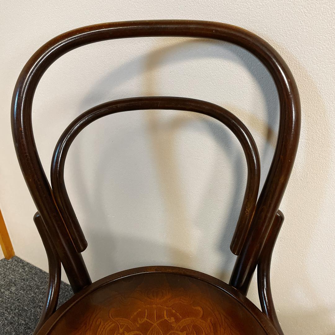 準美品　秋田木工 ダイニングチェア 2脚セット 曲げ木 椅子 ブナ材