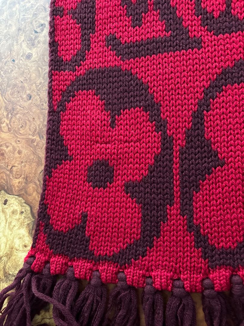 ※お値下げ中※LOUIS VUITTON マフラー　赤