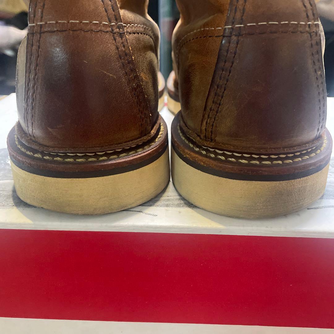 RED WING SHOES ブラウンミッドカットブーツ