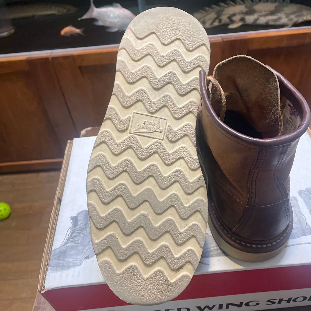 RED WING SHOES ブラウンミッドカットブーツ