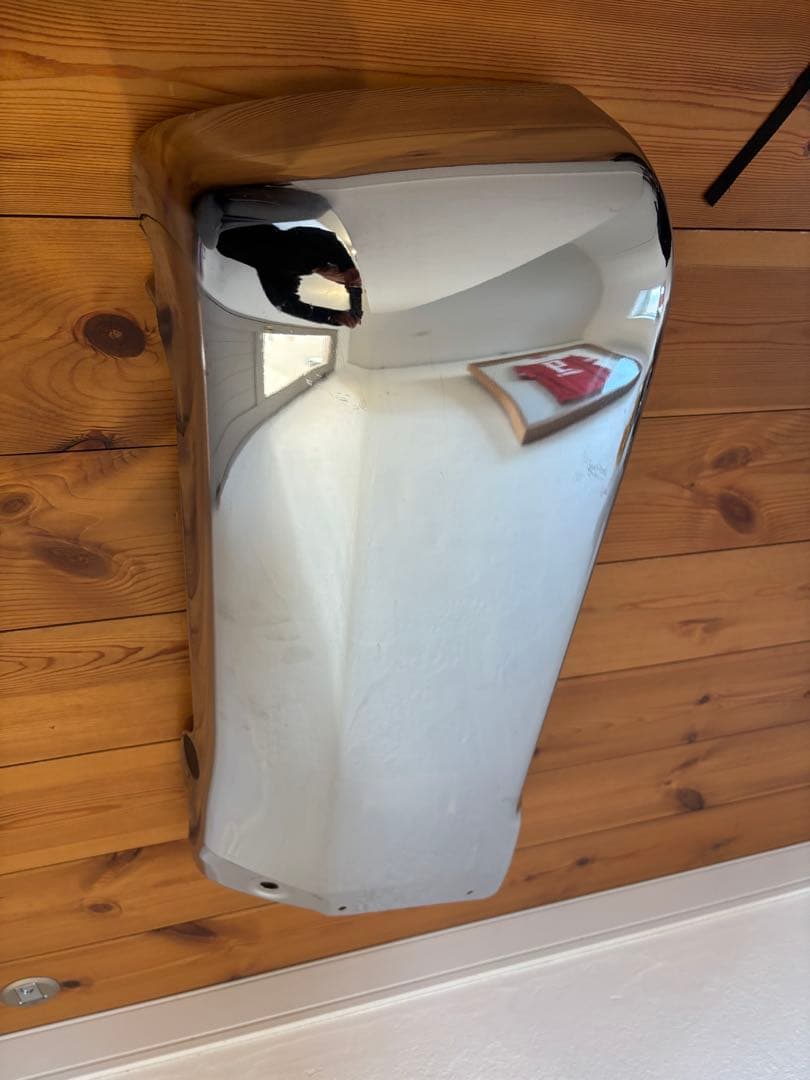 ハイラックス サーフ 185 純正 右　リア コーナー バンパー メッキ