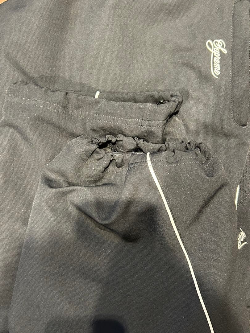 supreme NIKEコラボ　トラックパンツブラック　Mサイズ