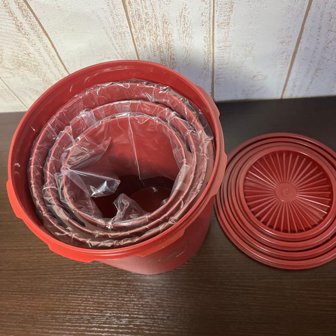 新品未使用　タッパーウェア グランプリデコレーター セット レトロ