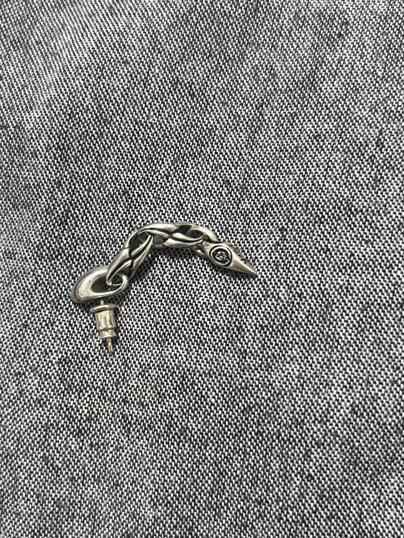 正規品　bloody mary ピアス　シルバー925 ダーク　箱、鑑定書付き